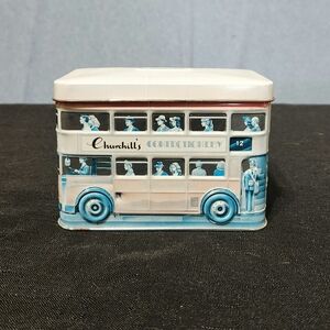 Churchills Confectionery bus tin